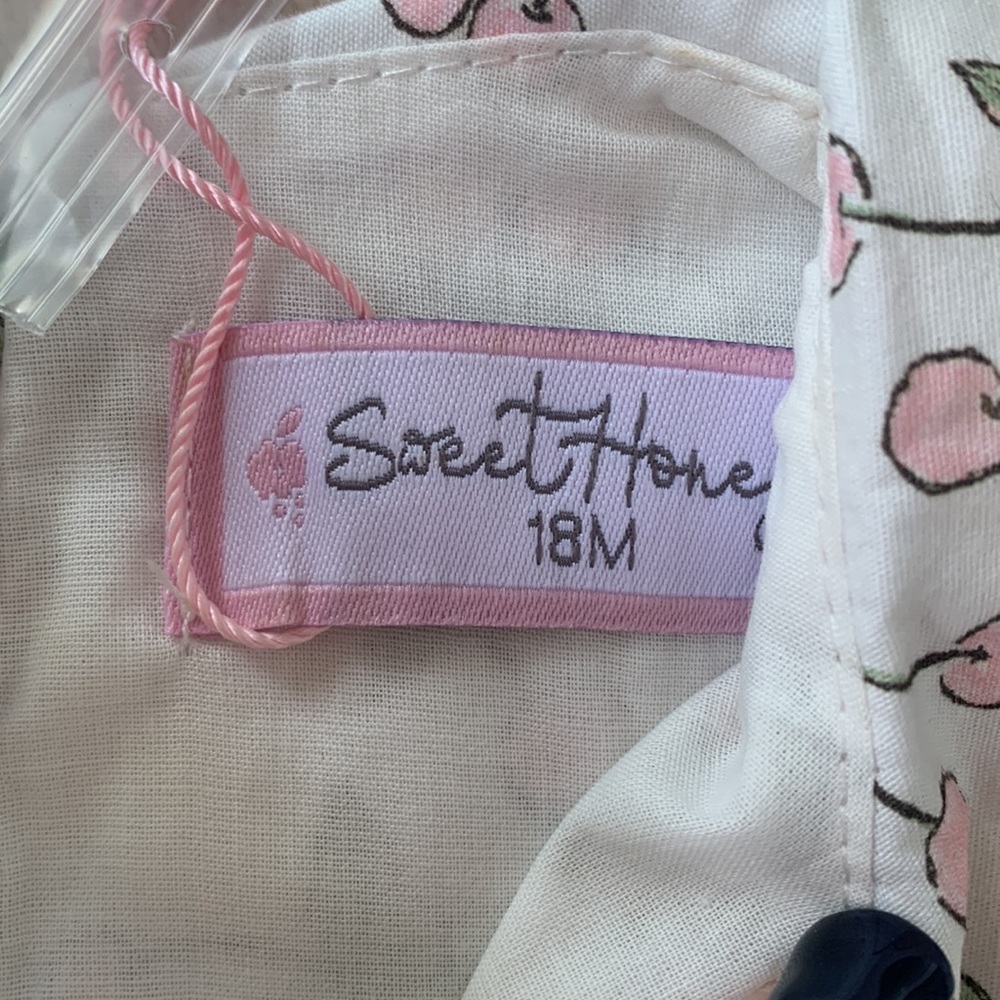 NWT Sweet Honey Cherry in Pink Classic Bubble 18M - Picture 7 of 10